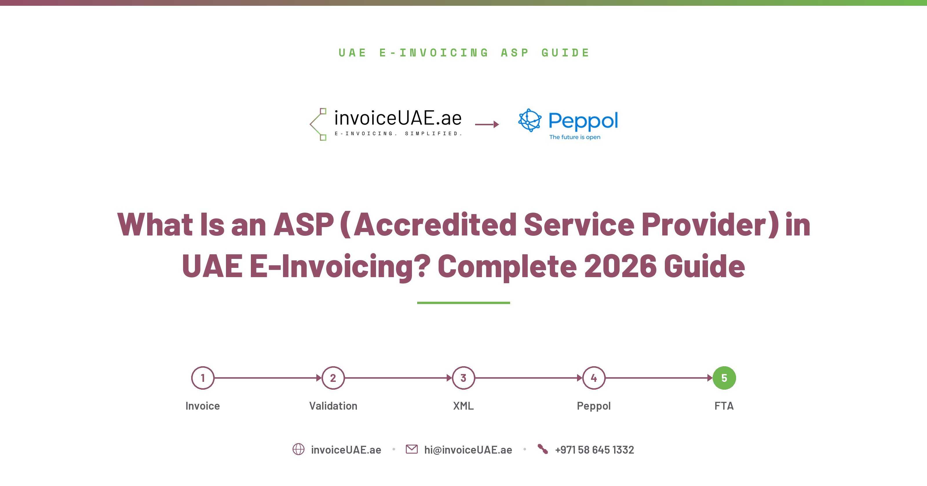 What Is an ASP in UAE E-Invoicing?